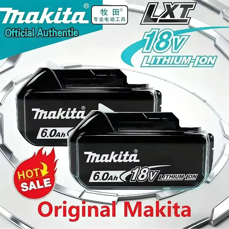 Original Makita 18V Akku 6,0Ah BL1860B in Schwarz - Bild 4
