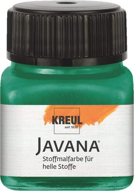 KREUL Javana Stoffmalfarbe für helle Stoffe in Dunkelgrün - Bild 1