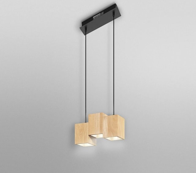 Ledvance Smart+ WiFi Pendelleuchte Decor aus Holz und Metall in Schwarz - Bild 1