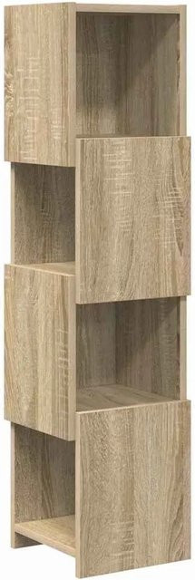 vidaXL Eckschrank Sonoma-Eiche aus Holzwerkstoff, Farbe Braun, B/T/H: 25,0 x 25,0 x 102,0 cm - Bild 1