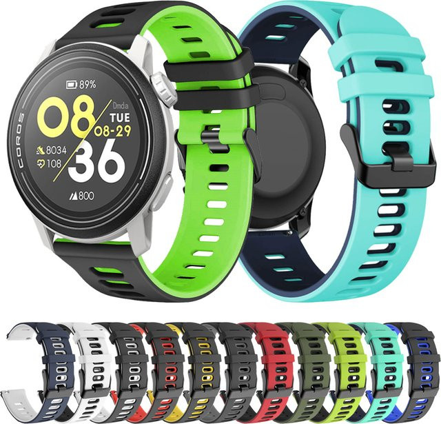 COROS Uhrenarmband Silikon, Bunt, Unisex - Bild 1