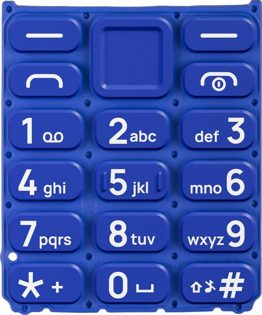 Nokia Lateinische Tastatur für Nokia 105 (2024), Blau - Bild 1