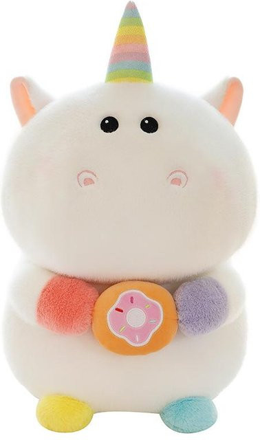 Joyful toys Donut Einhorn Plüschtier Puppe, weiß - Bild 1
