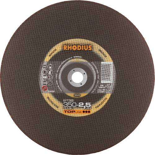 Rhodius ST38 209499 Trennscheibe für Edelstahl und Stahl, 10 Stück, Braun - Bild 1