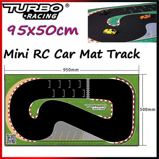 NeebRC Turbo Racing Gummikettenmatte, Zubehör, 1:76, Schwarz - Bild 1