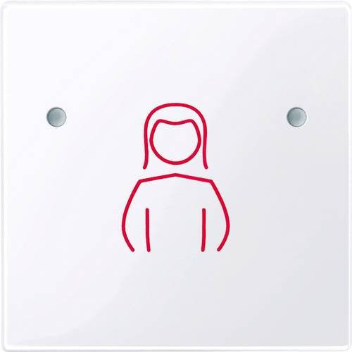 Merten System M Zubehör Push Button in Weiß MEG4840-0325 - Bild 1