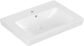 Villeroy & Boch Waschtisch Subway 2.0 aus Keramik, weiß, mit Überlauf, Wandmontage, B: 65 cm, T: 47 cm - Bild 1