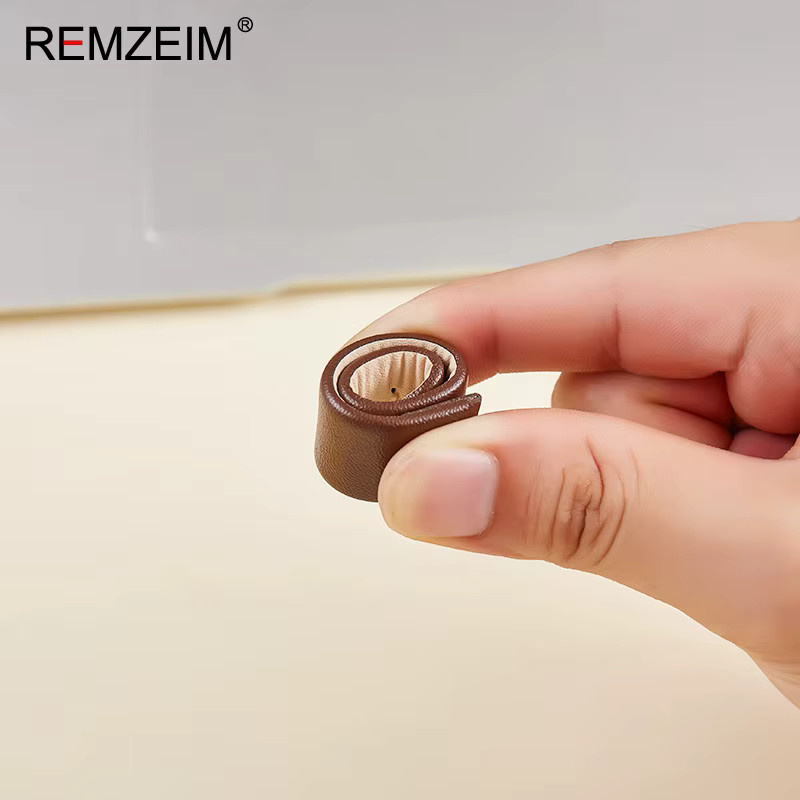 REMZEIM Uhrenarmband Echtleder, Schwarz, Unisex - Bild 2