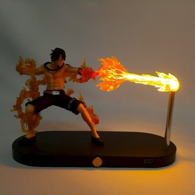 One Piece Luffy Ace Actionfigur, LED Nachtlampe, ab 14 Jahren - Bild 1