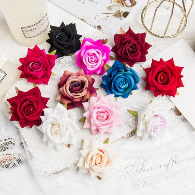 XIAOYINMO Künstliche Seidenrosen in Multicolour für Hochzeit, Valentinstag und DIY-Dekorationen - Bild 1