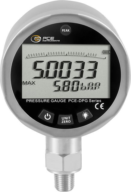 PCE Instruments digitales Druckmessgerät PCE-DPG 6 in Silber - Bild 1