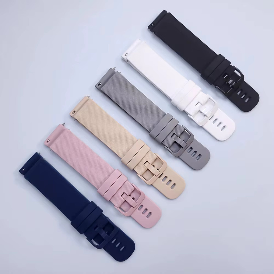 Xiaomi Uhrenarmband Silikon, 22mm, Schwarz, Unisex - Bild 3