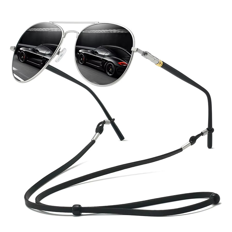 3er-Set Vintage-Sonnenbrillen, Metall, Vollrand, Aviator, Herren - Bild 1