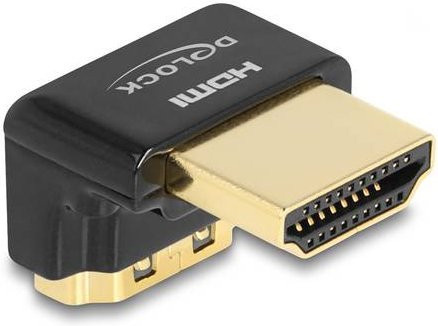 Delock 60016 HDMI Adapter Schwarz mit 1x HDMI-Stecker und 1x HDMI-Buchse - Bild 1
