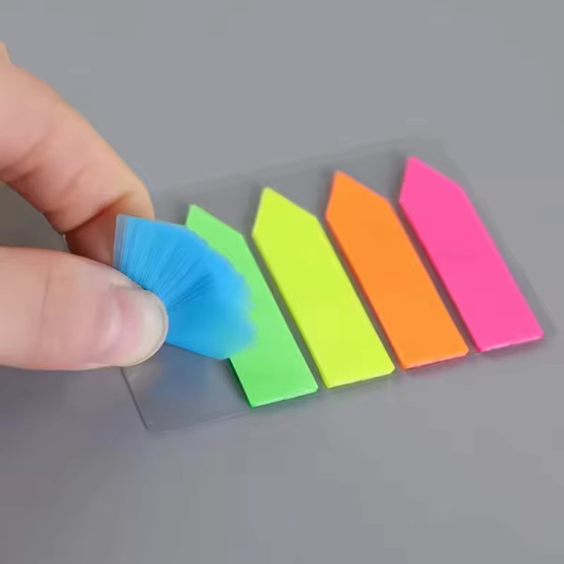 ZYF Selbstklebendes PET-Index-Aufkleber-Set in 4 Stilen, 100 Blatt Markierungsaufkleber Multicolor für Scrapbooking und Dekoration - Bild 2