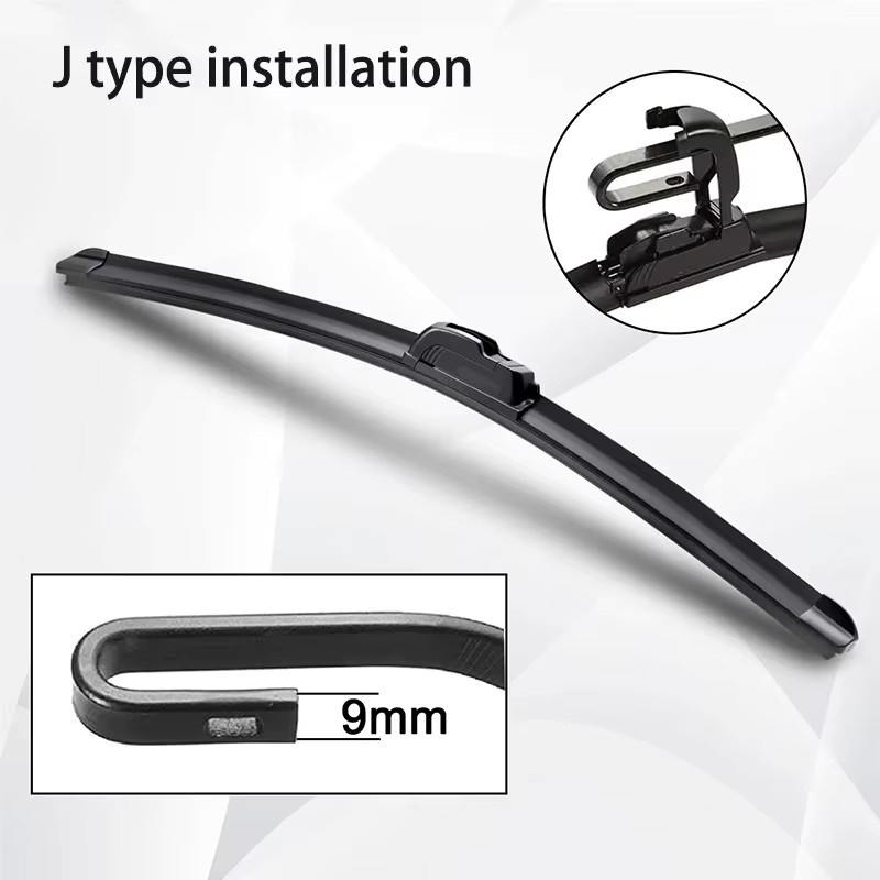 Kcimo Premium U-Typ Scheibenwischer Set aus weichem Gummi für Volvo XC70 2000–2004, Schwarz, 24 Zoll und 21 Zoll - Bild 5
