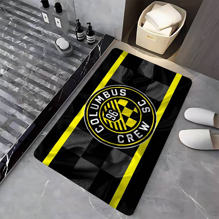 Karpetti C-Columbus Crew SC Badezimmermatte rutschfest und wasserabsorbierend, B/T: 60 x 40 cm - Bild 2