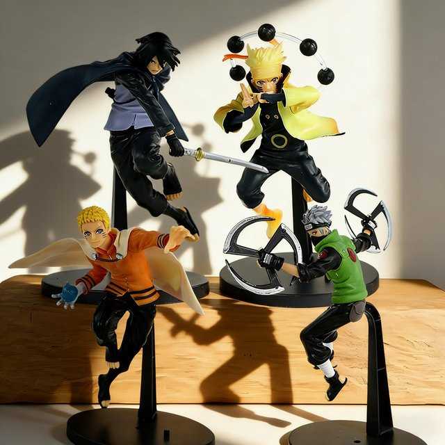 Bandai Naruto Actionfigur, Kampfversion, 18cm - Bild 1
