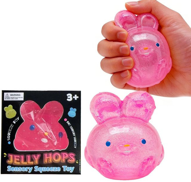 Schöner Würfel, Sensorisches Fidget Spielzeug, Kaninchen, rosa - Bild 1