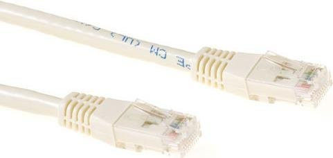 ACT CAT6 U/UTP Patchkabel mit RJ45-Steckern, Farbe: Elfenbein, Länge: 25 m - Bild 1