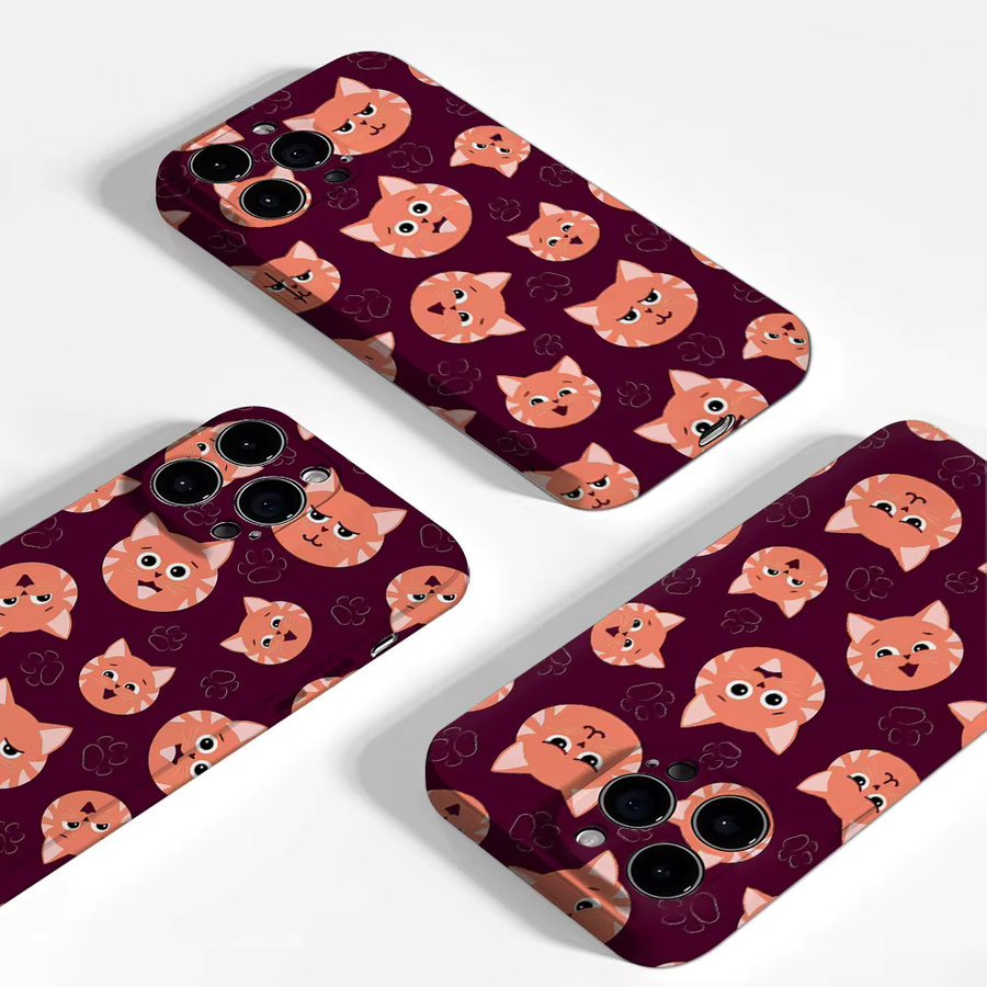 Peach Cat Parade robuste doppelschichtige Handyhülle mit Magnetfunktion für iPhone 17 16 15 14 13 Pro Max Plus in Multicolour - Bild 4