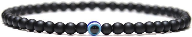 Plain Abode Armband, Tigeraugen, Onyx, 19,5 cm, Unisex - Bild 1