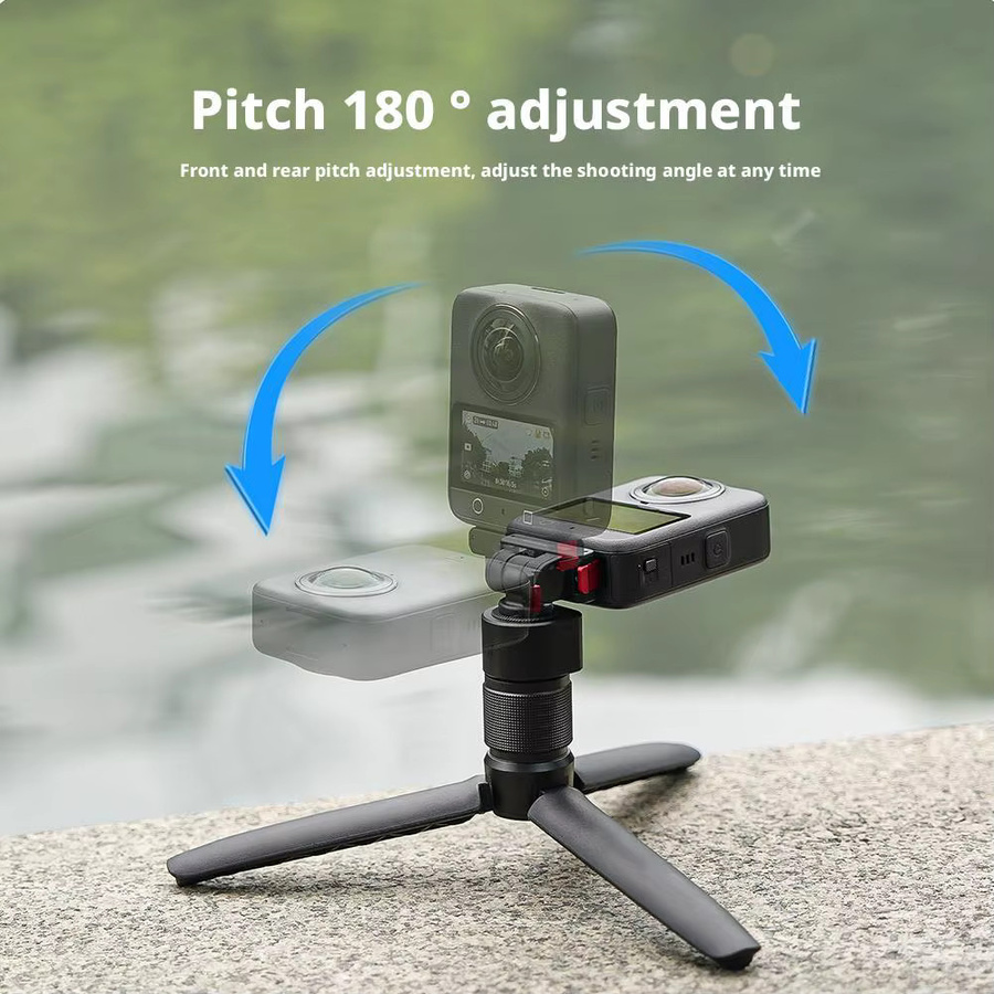 DJI Osmo 360 Magnetische Schnellverschluss-Halterung mit verstellbarem Rotationsadapter in Schwarz - Bild 3