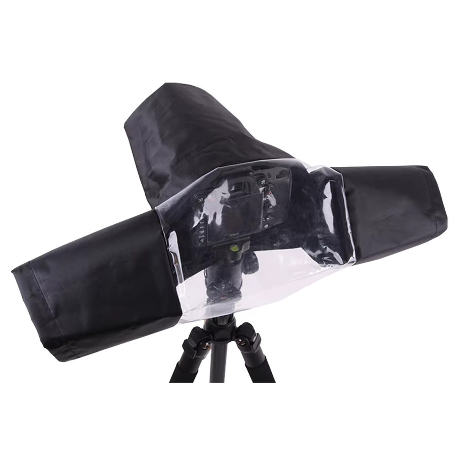 APWIKOGER Wasserdichte Regenabdeckung für DSLR Kameras in Schwarz - Bild 2