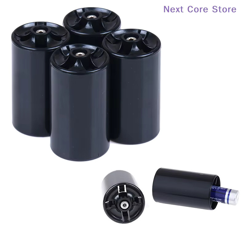 eelhoe AA-zu-D-Batteriekonverter-Adapter Set, 4 Stück Batteriehalter und Batteriegehäuse, Schwarz - Bild 4