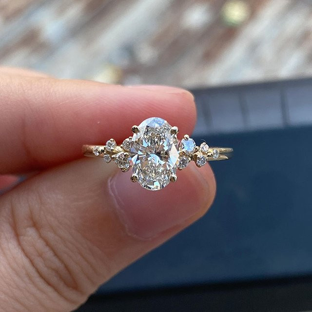 Rethyertp jewelry Verlobungsring, 585 Gold, Diamant, Damen - Bild 1
