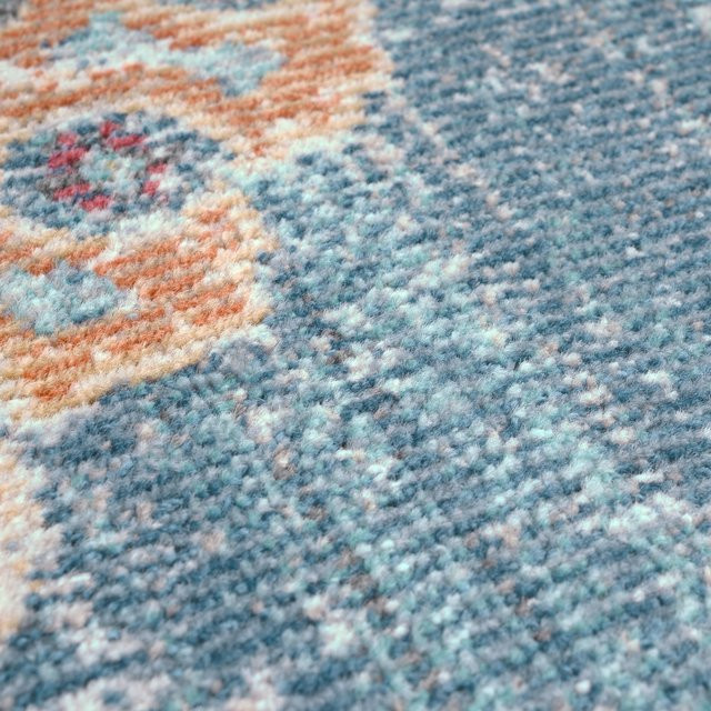 In- & Outdoor-Teppich Torino blau rund Durchmesser: 160 cm - Bild 1