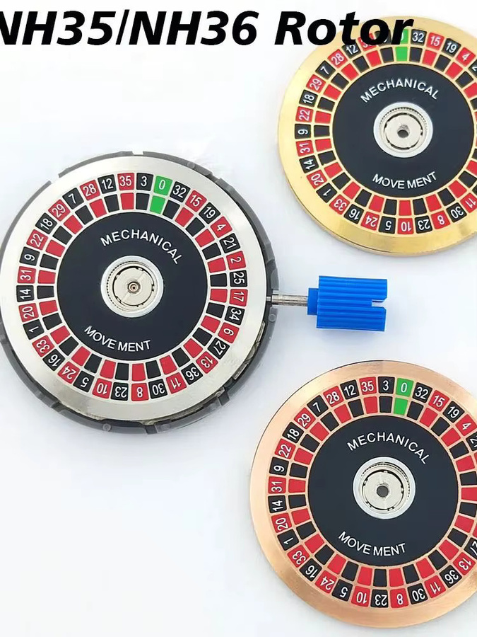 OUMASHI Uhrrotor Roulette-Spiel, Silber, Uhrenzubehör - Bild 5