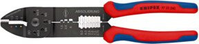 Knipex Crimpzange 97 22 240 für isolierte Kabelschuhe und Steckverbinder 0,75 bis 6 mm² mit Mehrkomponenten-Griff, Länge: 240 mm - Bild 3