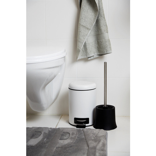 WENKO Kosmetikeimer mit Trittmechanismus und herausnehmbarem Inneneimer, Farbe: Weiss, Volumen: 3 l, B/T/H: 22,5 x 25,0 x 17,0 cm - Bild 2