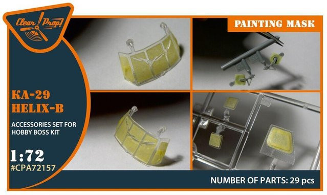 HobbyBoss Ka-29 Helix-B Painting Mask, Zubehör, 1:72 - Bild 1