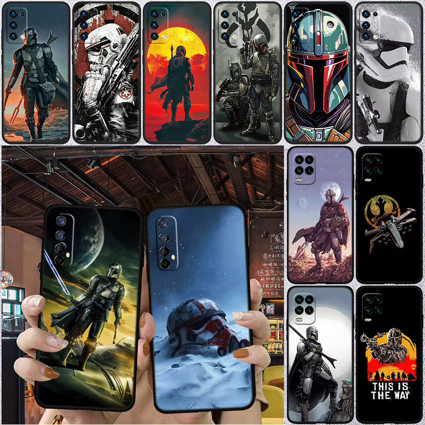 HEROCROSS Star Wars Mandalorian Handyhülle für iPhone 16 15 14 13 12 Pro Max Plus Mini, Multicolor - Bild 2