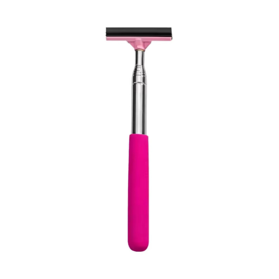 Untior Teleskop-Fensterrakel mit Schaber in Pink für die Glasreinigung am Auto - Bild 5