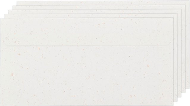 Rico Design Paper Poetry Renew Umschläge DIN Lang Offwhite-roségold - Bild 1