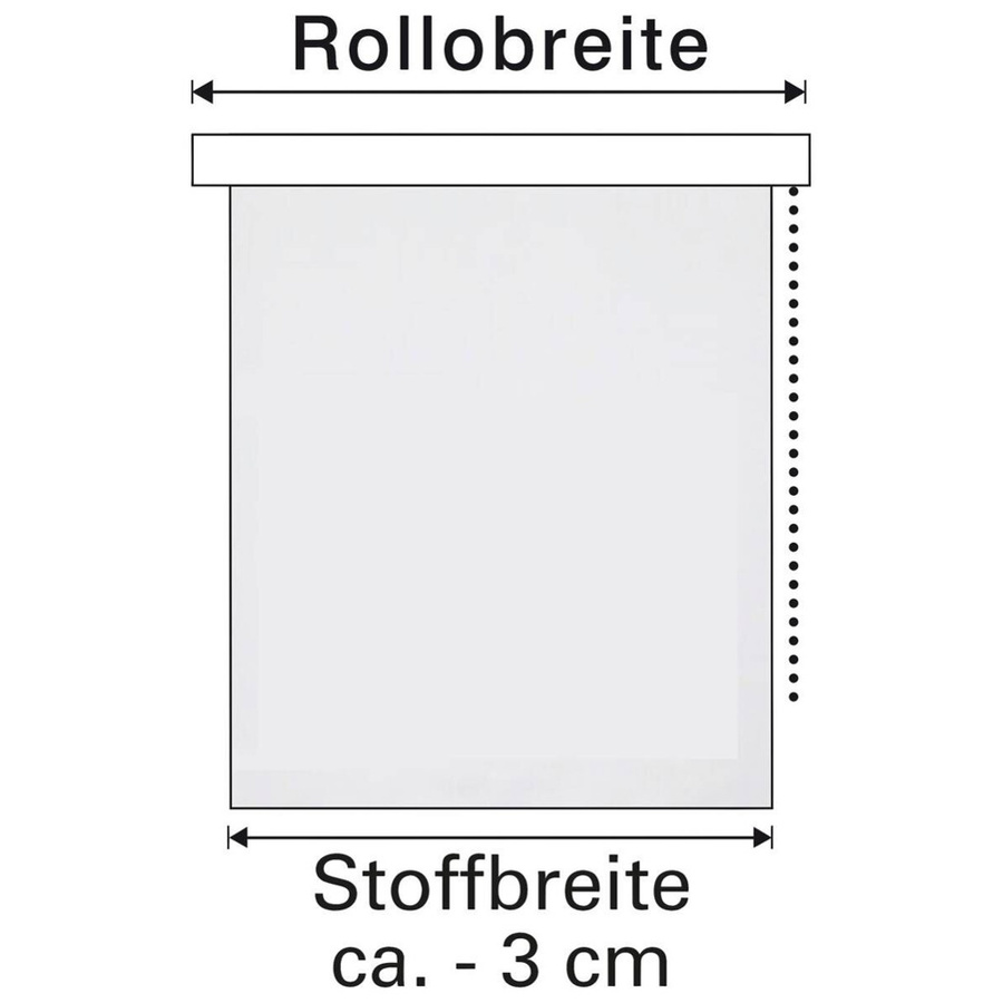 Sensation Klemmrollo Champion in Taupe/Beige, blickdicht, Breite: 100 cm, Länge: 150 cm - Bild 2