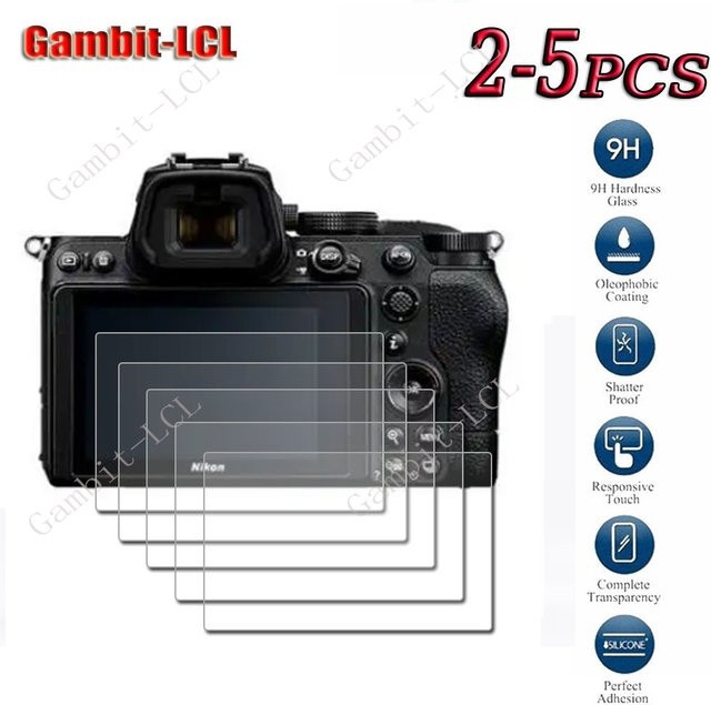 Nikon LCD-Bildschirmschutzfolie aus gehärtetem Glas in Transparent für D4S D5 D500 D600 D610 D7100 D7200 D750 D780 D800 D800E D810 D850 Kameras - Bild 1