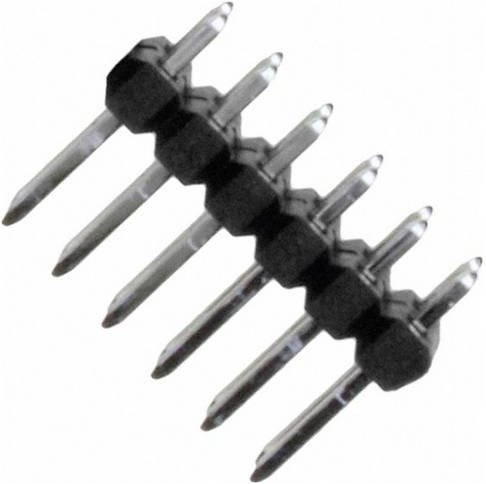 Molex Einbau-Stiftleiste Standard 2 Reihen Schwarz - Bild 1
