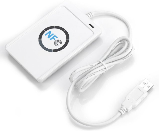 NFC RFID Lese-Schreibgerät ACR122U in Weiß - Bild 1