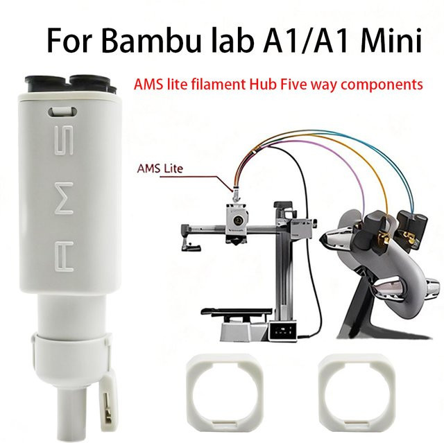 Bambu Lab Filamentsensor-Basis für A1-Serie und A1 Mini mit Fünf-Wege-Komponentenschalter in Weiß - Bild 1