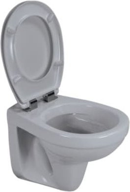 sanicomfort Wand-WC Manhattan Tiefspüler spülrandlos aus Keramik in Weiß - Bild 1