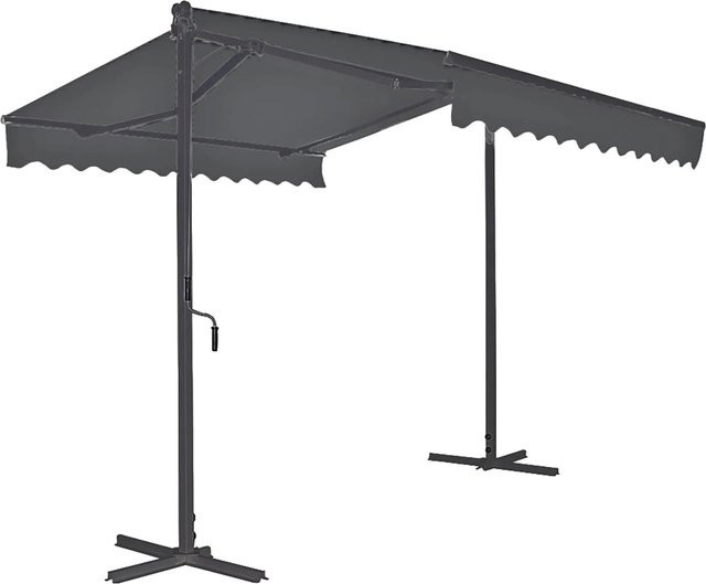 Garden Pleasure Stand-Markise Grau mit 300 cm Breite - Bild 1