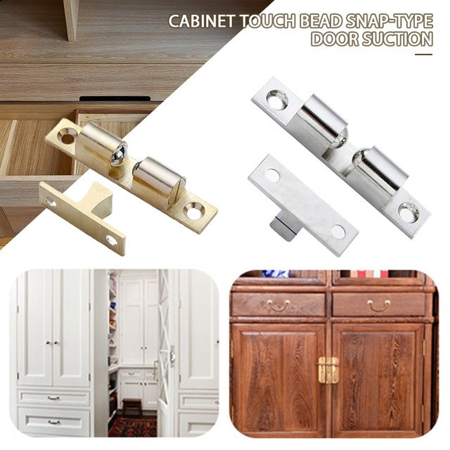 Furnishard Türsaugwulst mit Doppel-Stahlkugelverschluss aus Stahl, verstellbarer Spannverschluss für Schranktüren - Bild 1