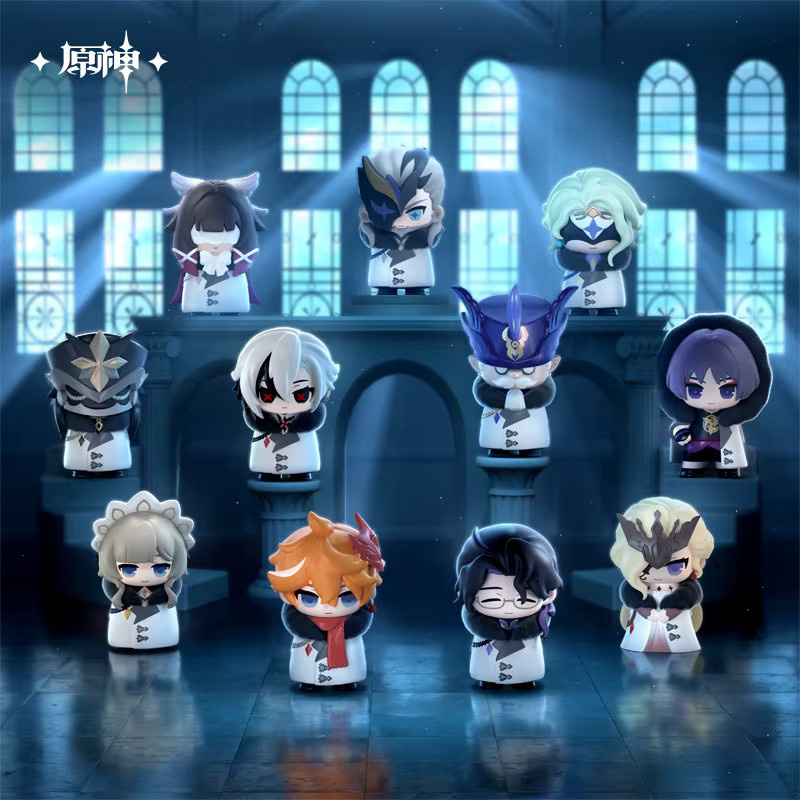 MiHoYo Genshin Impact Fatui Harbingers Chibi Blind Box Figuren, Puppe, Ornament - Bild 2