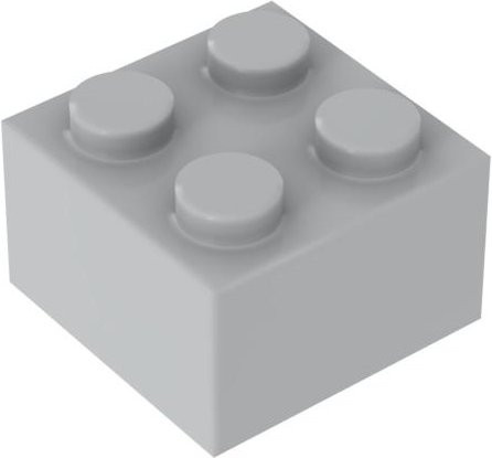 FunBrick Bausteine 2x2, Mehrfarbig, 20-teiliges Set - Bild 1