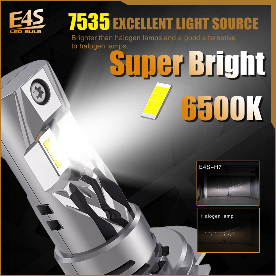 Neallor H7 PX26D LED Scheinwerfer Autolampen Set, 2 Stück Turbo Nebelscheinwerfer 12V 55W für Mercedes Benz W212 2007-2014 - Bild 6