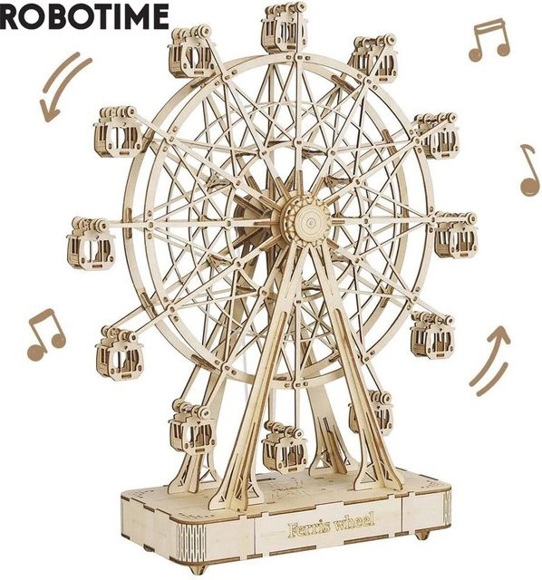 Robotime Rolife Riesenrad, Holzmodell, 232-teiliges Set - Bild 1
